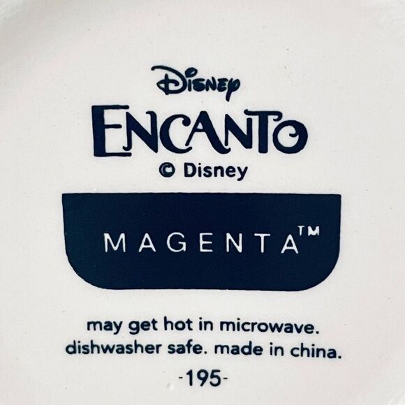 NWT Disney Magenta Encanto Born to be Me White Navy Blue Butterflies Ceramic Mug - Picture 11 of 12